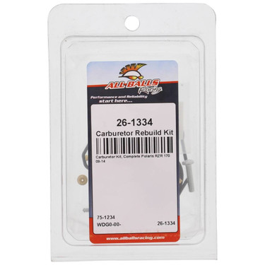 All Balls Carburetor Rebuild Kit 26-1334 for Polaris RZR 170 09 10 11 12 13 14
