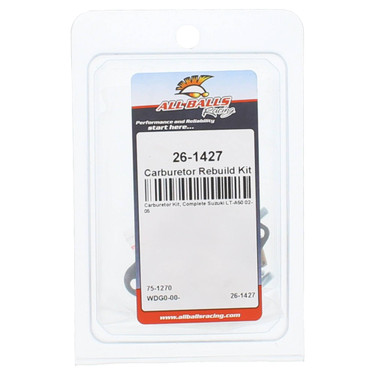 All Balls Carburetor Rebuild Kit 26-1427 for Suzuki LT-A 50 Quadmaster 02-05