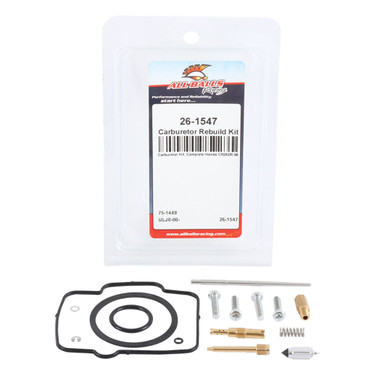 All Balls Carburetor Kit, Complete 26-1547 for Honda CR 250 R 96