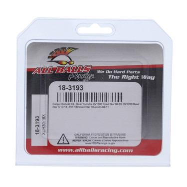 All Balls Rear Caliper Rebuild Kit 18-3193 - Yamaha XV1600 Road All Balls Rear Caliper Rebuild Kit 18-3193 - Yamaha XV1600 Road
