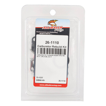 All Balls Carburetor Rebuild Kit 26-1110 for Suzuki DR-Z 125 2003-2017, DR-Z 125 L