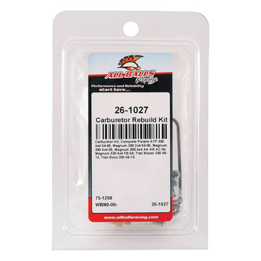 All Balls Carburetor Rebuild Kit 26-1027 for Polaris ATP 330 4x4 04 05