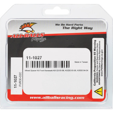 All Balls Front Wheel Spacer Kit 11-1027 for Kawasaki KX 125 1993-1998