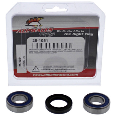 All Balls Racing Wheel Bearing Kit 25-1051 for Suzuki DR 650 SE 06-16