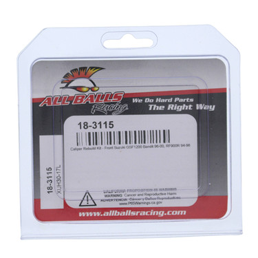 All Balls Front Caliper Rebuild Kit 18-3115 for Suzuki GSF 1200 Bandit 1996-2000