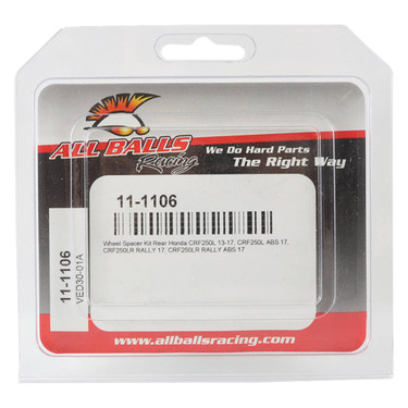 All Balls Racing Wheel Spacer Kit 11-1106 for Honda CRF 250 L 13 14 15 16 17