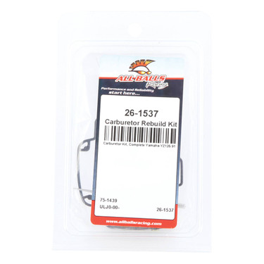 All Balls Carburetor Kit, Complete 26-1537 for Yamaha YZ125 91