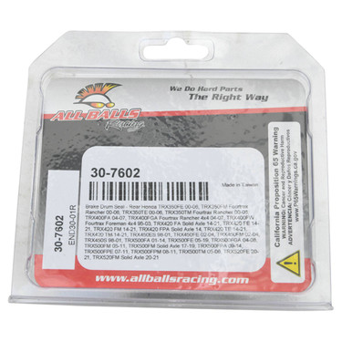 All Balls Brake Drum Seal - Rear for Honda TRX350FE 00-06, 30-7602