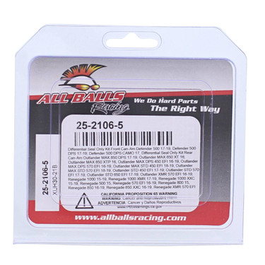 All Balls Rear Differential Seal Only Kit for Can-Am Defender 500 25-2106-5