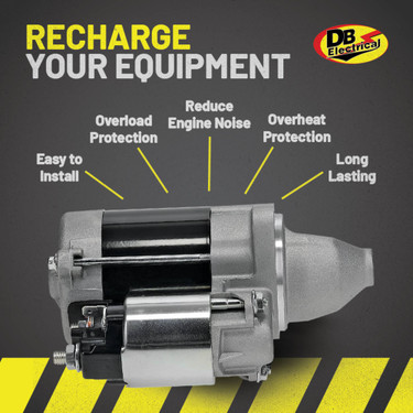 Starter for Kawasaki Mule KAF620, 620, 2500, 2510, 2520 21163-2147 410-52048