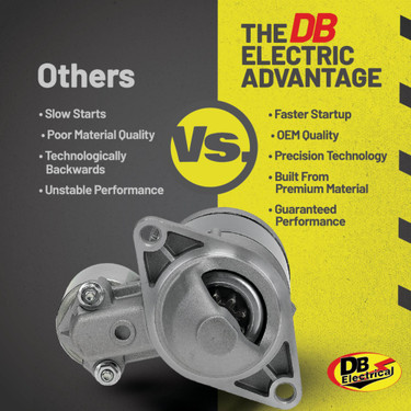 Starter for Kawasaki Mule KAF620, 620, 2500, 2510, 2520 21163-2147 410-52048