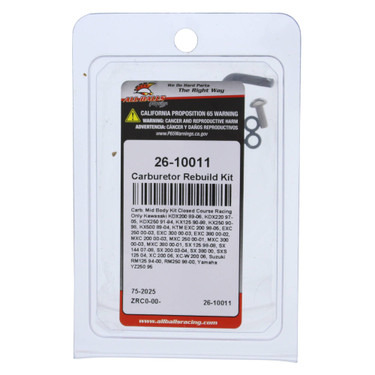 All Balls Carburetor Rebuild Kit 26-10011 for Yamaha YZ250 1995