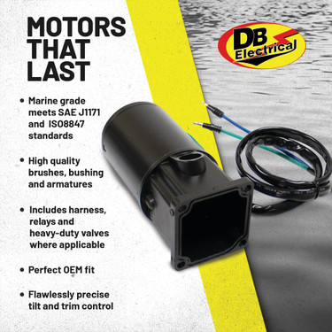 Mercury Mariner Tilt Trim Motor Replacement 50-125HP | DBE