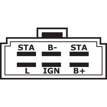 Regulator/Rectifier 12V for Kubota G4200H 185530, KB-RP201-53710, 185516060