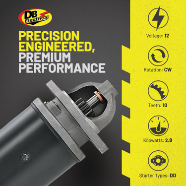 Starter for Case 580G Construction King All