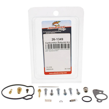 All Balls Carburetor Rebuild Kit for Polaris Scrambler 90 2001 26-1349