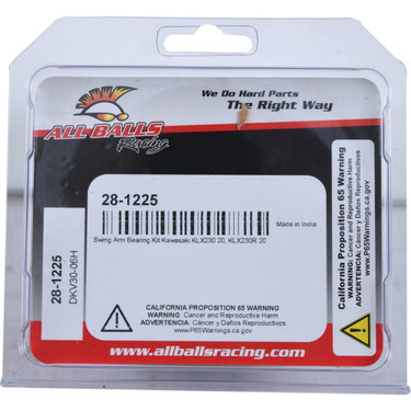 All Balls Swing Arm Bearing Kit 28-1225 for Kawasaki KLX230 20, KLX230R 20