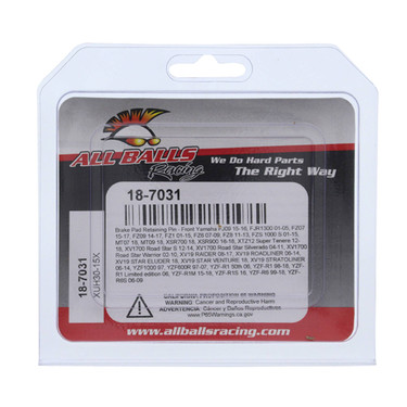 18-7031 All Balls Front Caliper Bolt Kit for Yamaha FJ09 2015-2016