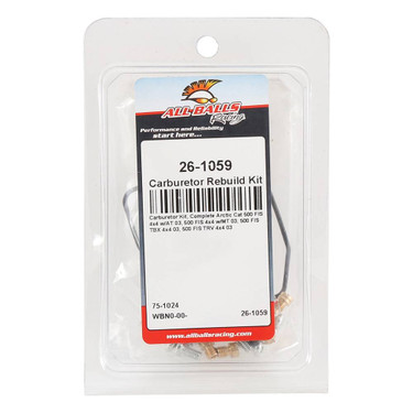 26-1059 All Balls Carburetor Rebuild Kit for Arctic Cat 500 FIS 4x4 w/AT 2003