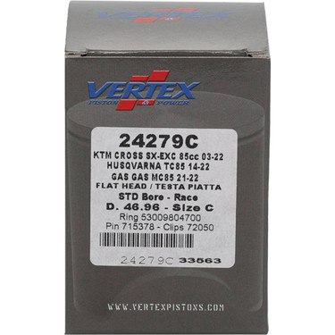 Vertex Cast Race Piston Kit 24279C for Husqvarna TC 85 2014-2020 | DBE