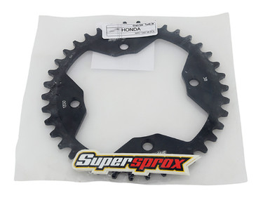 RFE-1350-38-BLK Supersprox Rear Steel Sprocket Black 38T for Honda ATC250R 1983-1986