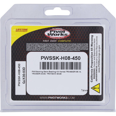Pivot Works Steering Stem Bearing Kit for Honda TRX 450 ER 2006-2014 PWSSK-H08-450