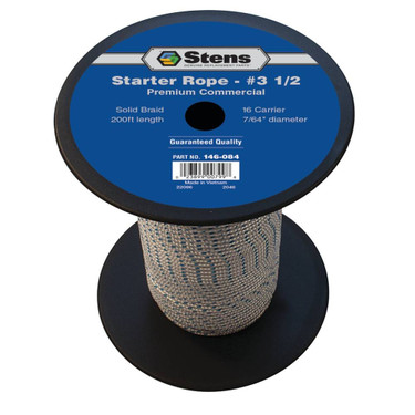 Stens 200' Solid Braid Starter Rope 146-084 for #3 1/2 Solid Braid
