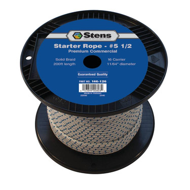 Stens 200' Solid Braid Starter Rope 146-126 for #5 1/2 Solid Braid