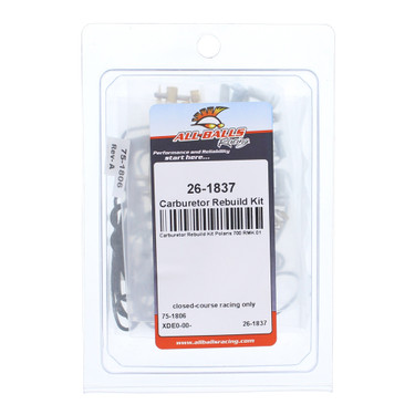 All Balls Carburetor Rebuild Kit 26-1837 for Polaris 700 RMK 01