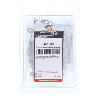 All Balls Carburetor Rebuild Kit 26-1846 for Polaris 600 Switch Back 04 05