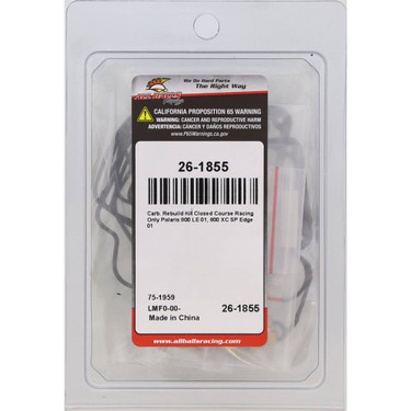 All Balls Carburetor Rebuild Kit 26-1855 for Polaris 800 LE 01