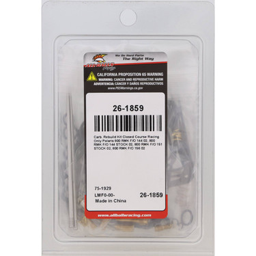 All Balls Carburetor Rebuild Kit 26-1859 for Polaris 800 RMK 02