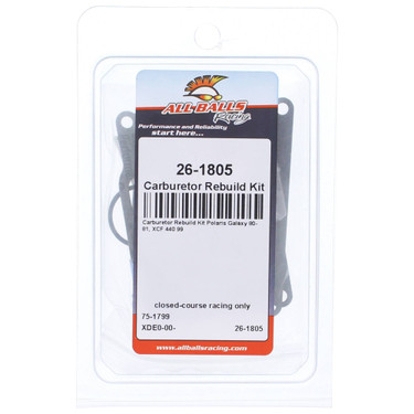 All Balls Carburetor Rebuild Kit 26-1805 for Polaris Galaxy 80 81, XCF 440 99