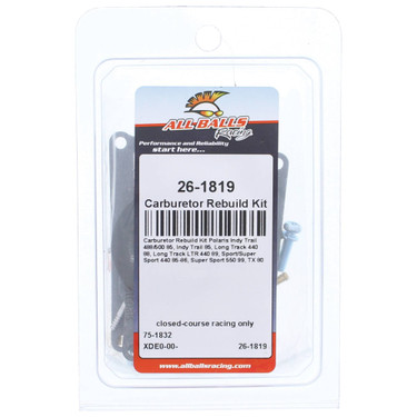 All Balls Carburetor Rebuild Kit 26-1819 for Polaris Indy Trail 488/500 85