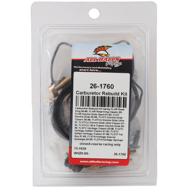 All Balls Carburetor Rebuild Kit 26-1760 for Harley FLHR Road King 1994-1998