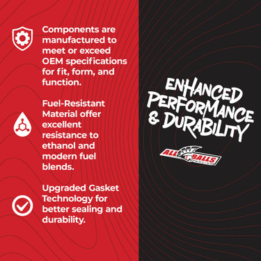 All Balls Carburetor Rebuild Kit 26-1677 for Yamaha YZF-R6 99 00 01 02