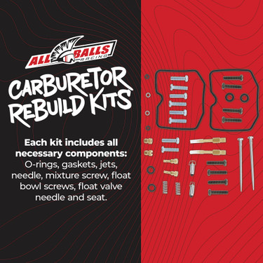 All Balls Carburetor Rebuild Kit 26-1646 for Kawasaki EX 500 Ninja