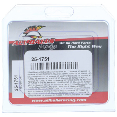 All Balls Wheel Bearing Kit 25-1751 for Can-Am Maverick X3 17