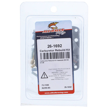 All Balls Carburetor Rebuild Kit 26-1692 for Kawasaki BN 125 A Eliminator 2001-2009