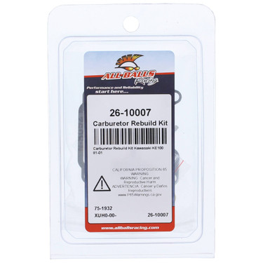 All Balls Carburetor Rebuild Kit 26-10007 for Kawasaki KE 100 81-01