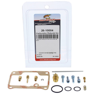 All Balls Carburetor Rebuild Kit 26-10004 for Ski-Doo Nordic 50 88 89 90 91