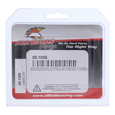 All Balls Wheel Stud and Nut Kit 85-1056 for Suzuki LT-Z 90 07 08 09 2014-2016