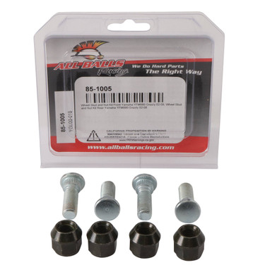 All Balls Wheel Stud and Nut Kit 85-1005 for Yamaha YFM600 Grizzly 98-01