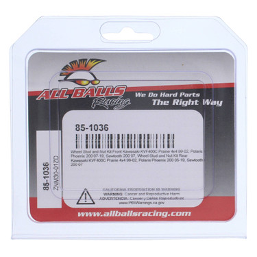 All Balls Wheel Stud and Nut Kit for Kawasaki KVF 400 C Prairie 4x4 1999-2002