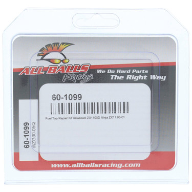All Balls Fuel Tap Repair Kit 60-1099 for Kawasaki ZX 11 Ninja ZX 1100D 1993-2001