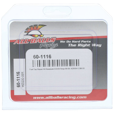 All Balls Fuel Tap Repair Kit 60-1116 for Kawasaki EX 250 Ninja 89-09
