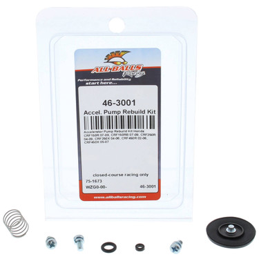 All Balls Accelerator Pump Rebuild Kit for Honda CRF 150 RB Big Wheel 2007-2009