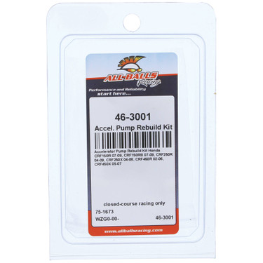 All Balls Accelerator Pump Rebuild Kit for Honda CRF 150 RB Big Wheel 2007-2009