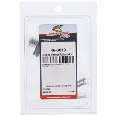 All Balls Accelerator Pump Rebuild Kit 46-3010 for Honda TRX 450 R 04 05