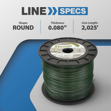 Silver Streak Stealth Trimmer Line Replaces, .080 5 lb. Spool, 380-141